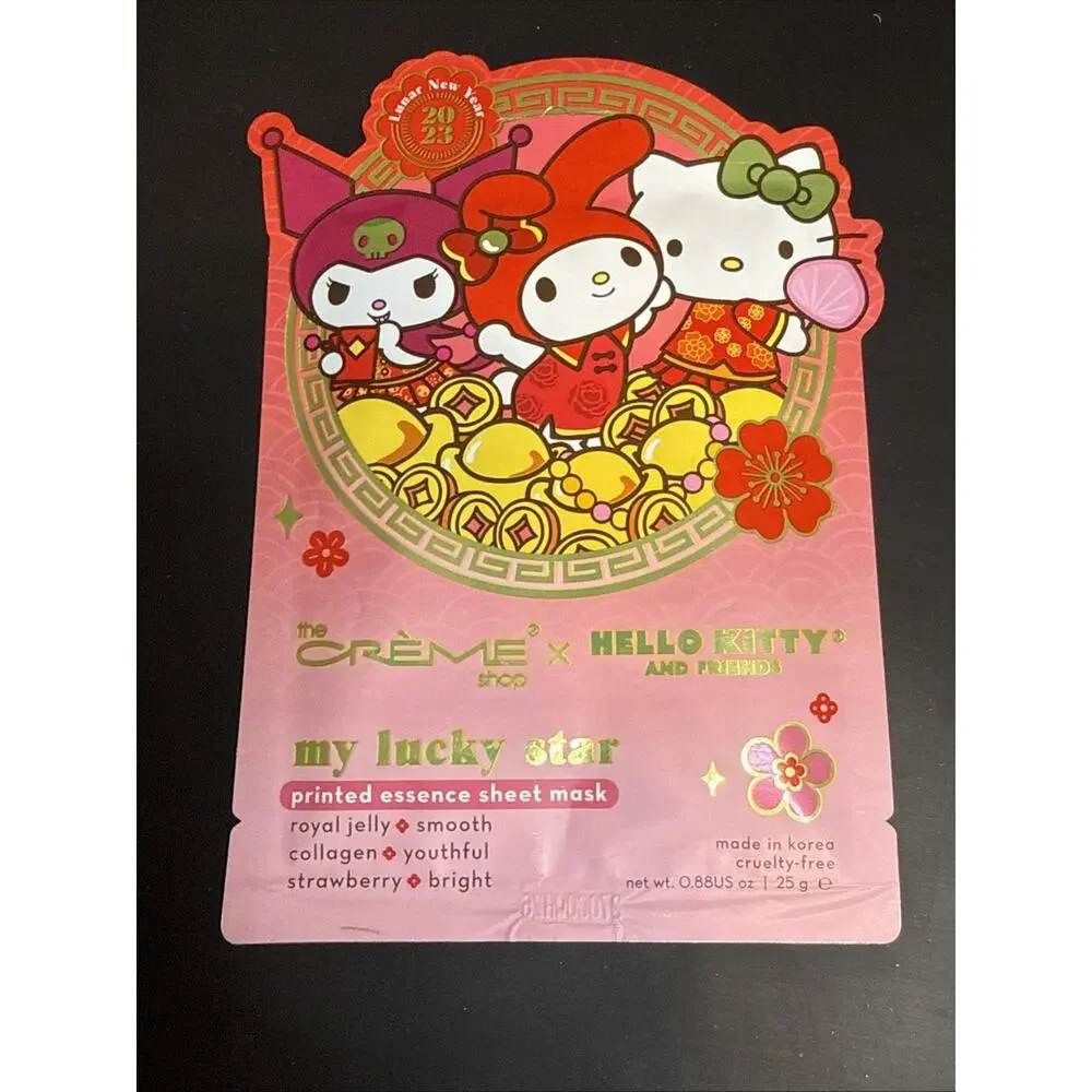 (5) The Cream Shop X Hello Kitty & Friends My Lucky Star Essence Sheet Mask
